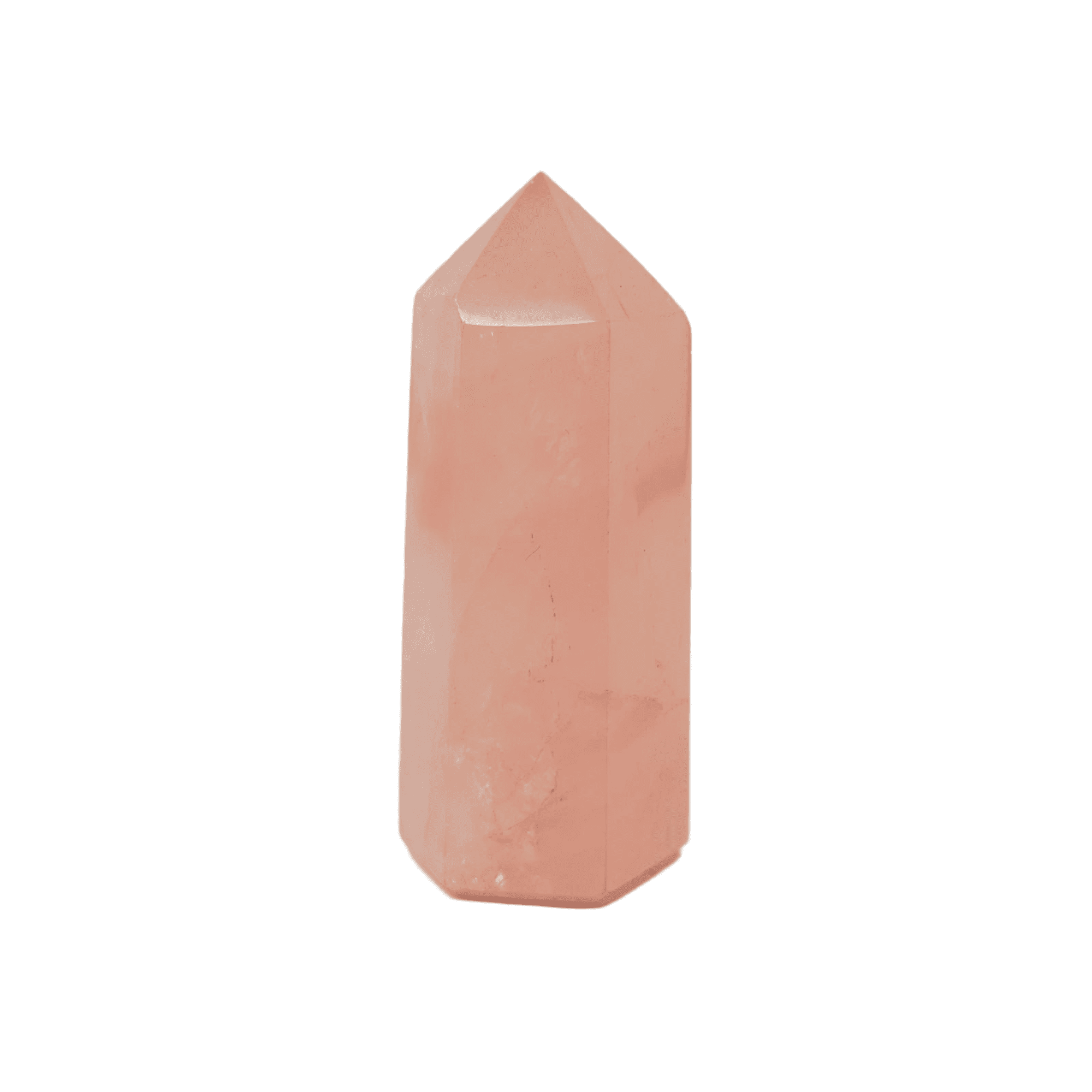 Torre di cristallo di quarzo rosa-0,295 g